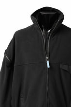 画像をギャラリービューアに読み込む, FACETASM HIGH-LOW FLEECE ZIPPER JACKET (BLACK)