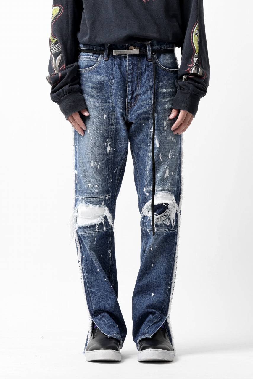 画像をギャラリービューアに読み込む, FACETASM DESTROYED DENIM PANTS (INDIGO)