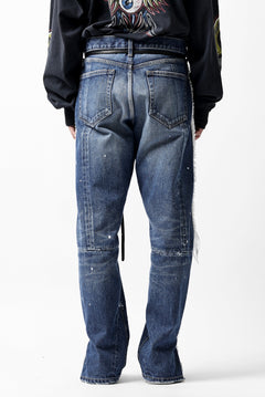 画像をギャラリービューアに読み込む, FACETASM DESTROYED DENIM PANTS (INDIGO)