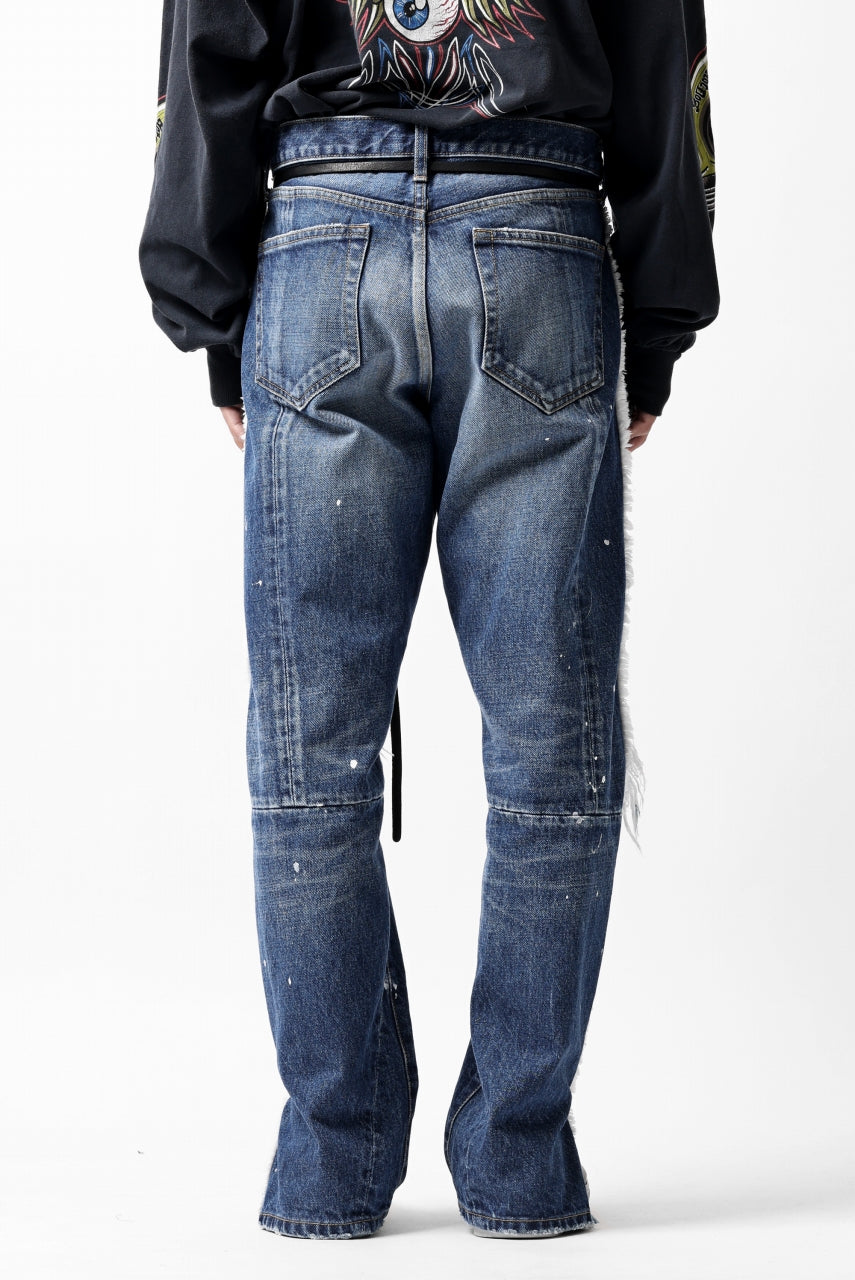 画像をギャラリービューアに読み込む, FACETASM DESTROYED DENIM PANTS (INDIGO)