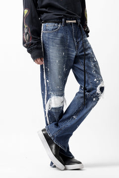 画像をギャラリービューアに読み込む, FACETASM DESTROYED DENIM PANTS (INDIGO)