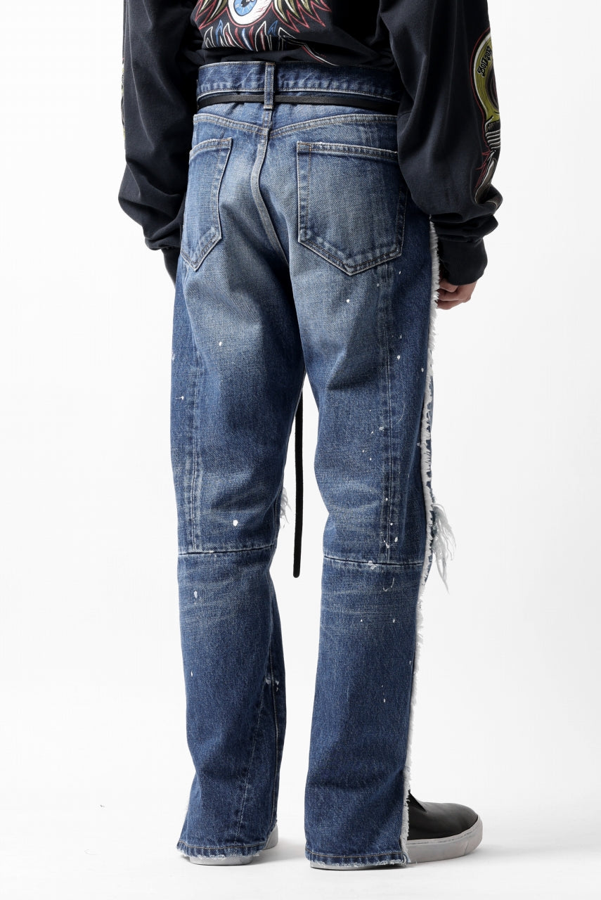 画像をギャラリービューアに読み込む, FACETASM DESTROYED DENIM PANTS (INDIGO)