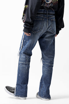 画像をギャラリービューアに読み込む, FACETASM DESTROYED DENIM PANTS (INDIGO)