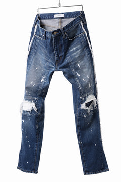 画像をギャラリービューアに読み込む, FACETASM DESTROYED DENIM PANTS (INDIGO)