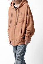 画像をギャラリービューアに読み込む, FACETASM CHEST-POCKET ZIP HOODIE (BROWN)