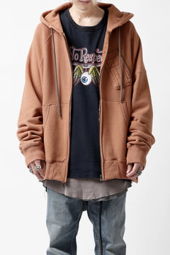 画像をギャラリービューアに読み込む, FACETASM CHEST-POCKET ZIP HOODIE (BROWN)