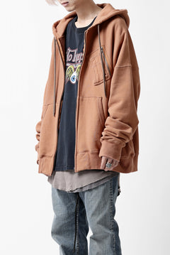 画像をギャラリービューアに読み込む, FACETASM CHEST-POCKET ZIP HOODIE (BROWN)