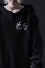 画像をギャラリービューアに読み込む, MASSIMO SABBADIN HOODY wt. HAND DYED VINTAGE DENIM SLEEVE (black)