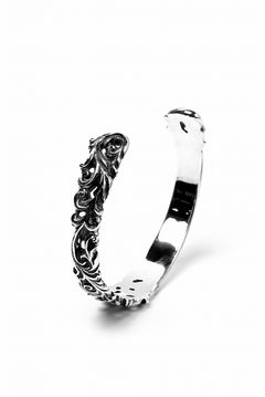 画像をギャラリービューアに読み込む, Loud Style Design - GET IN THE RING "ARABESQUE" SILVER BANGLE