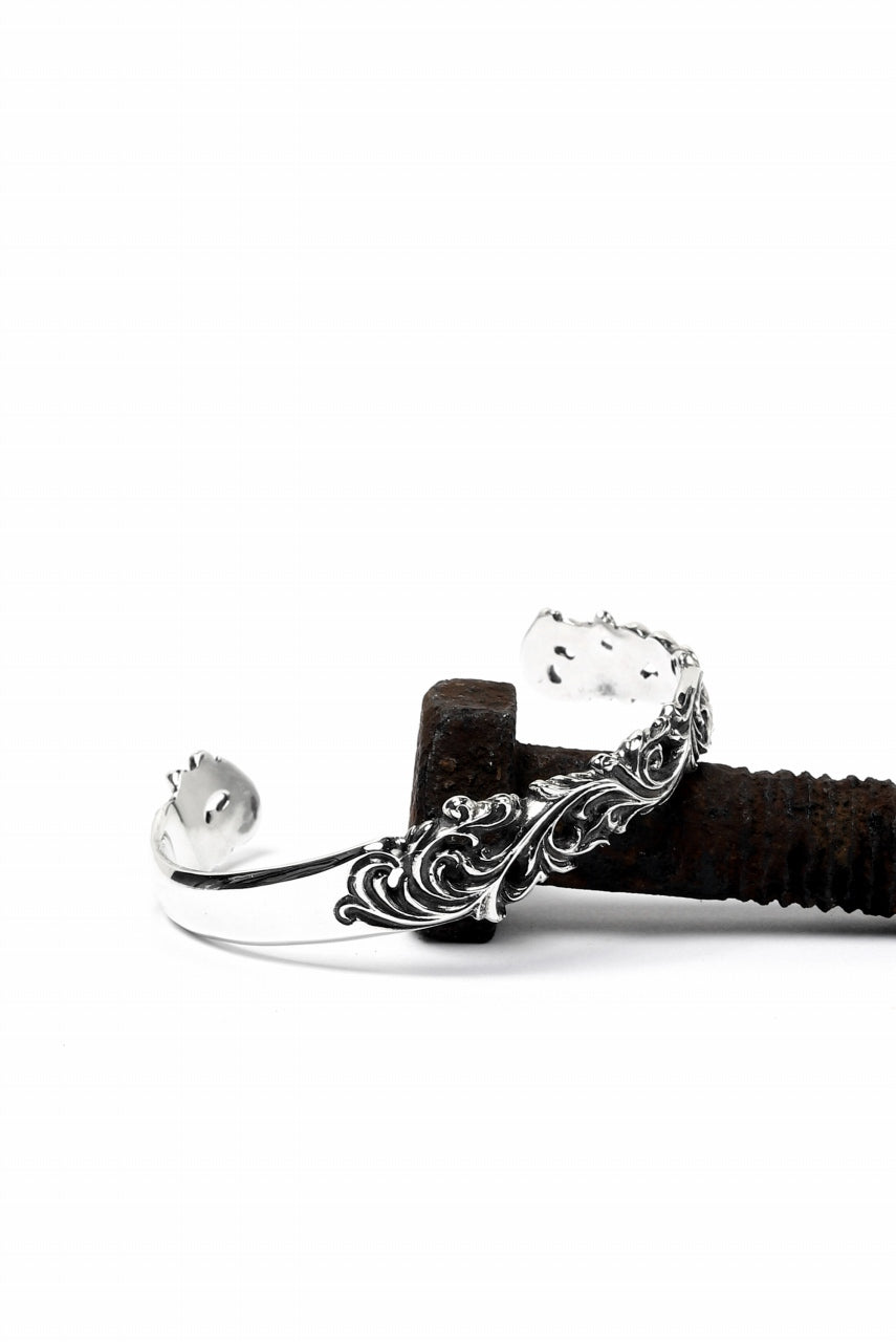 画像をギャラリービューアに読み込む, Loud Style Design - GET IN THE RING "ARABESQUE" SILVER BANGLE