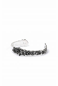 画像をギャラリービューアに読み込む, Loud Style Design - GET IN THE RING "ARABESQUE" SILVER BANGLE