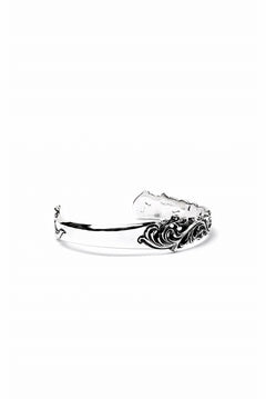 画像をギャラリービューアに読み込む, Loud Style Design - GET IN THE RING "ARABESQUE" SILVER BANGLE