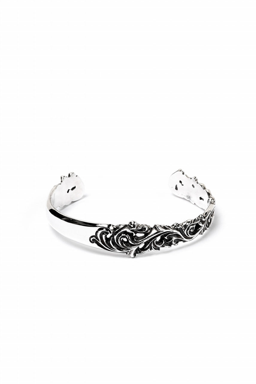 画像をギャラリービューアに読み込む, Loud Style Design - GET IN THE RING "ARABESQUE" SILVER BANGLE