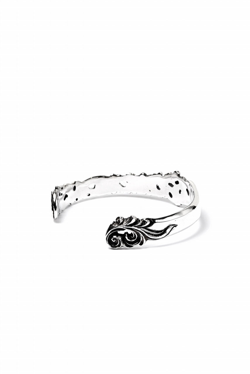 画像をギャラリービューアに読み込む, Loud Style Design - GET IN THE RING "ARABESQUE" SILVER BANGLE