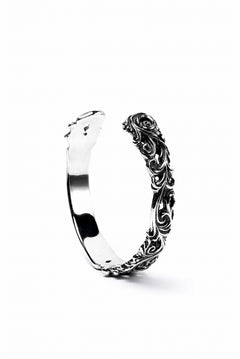 画像をギャラリービューアに読み込む, Loud Style Design - GET IN THE RING "ARABESQUE" SILVER BANGLE