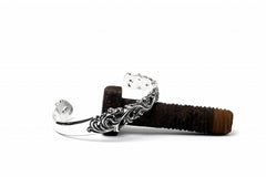 画像をギャラリービューアに読み込む, Loud Style Design - GET IN THE RING "ARABESQUE" SILVER BANGLE