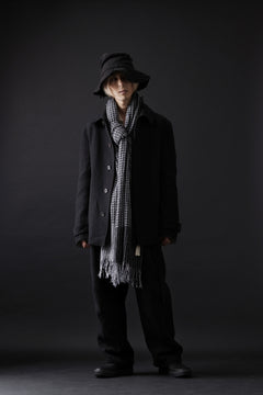 画像をギャラリービューアに読み込む, forme d'expression Hidden Plaquette Caban Short Coat (Black)