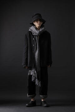 画像をギャラリービューアに読み込む, forme d&#39;expression Hidden Plaquette Caban Short Coat (Black)