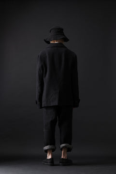 画像をギャラリービューアに読み込む, forme d'expression Hidden Plaquette Caban Short Coat (Black)
