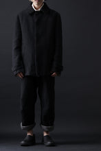 画像をギャラリービューアに読み込む, forme d&#39;expression Hidden Plaquette Caban Short Coat (Black)