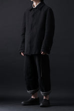 画像をギャラリービューアに読み込む, forme d&#39;expression Hidden Plaquette Caban Short Coat (Black)