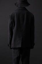 画像をギャラリービューアに読み込む, forme d'expression Hidden Plaquette Caban Short Coat (Black)