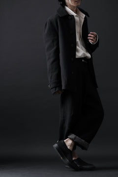画像をギャラリービューアに読み込む, forme d'expression Hidden Plaquette Caban Short Coat (Black)