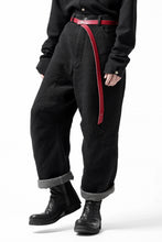 画像をギャラリービューアに読み込む, forme d'expression Baggy 5 Pocket Pants (Black)