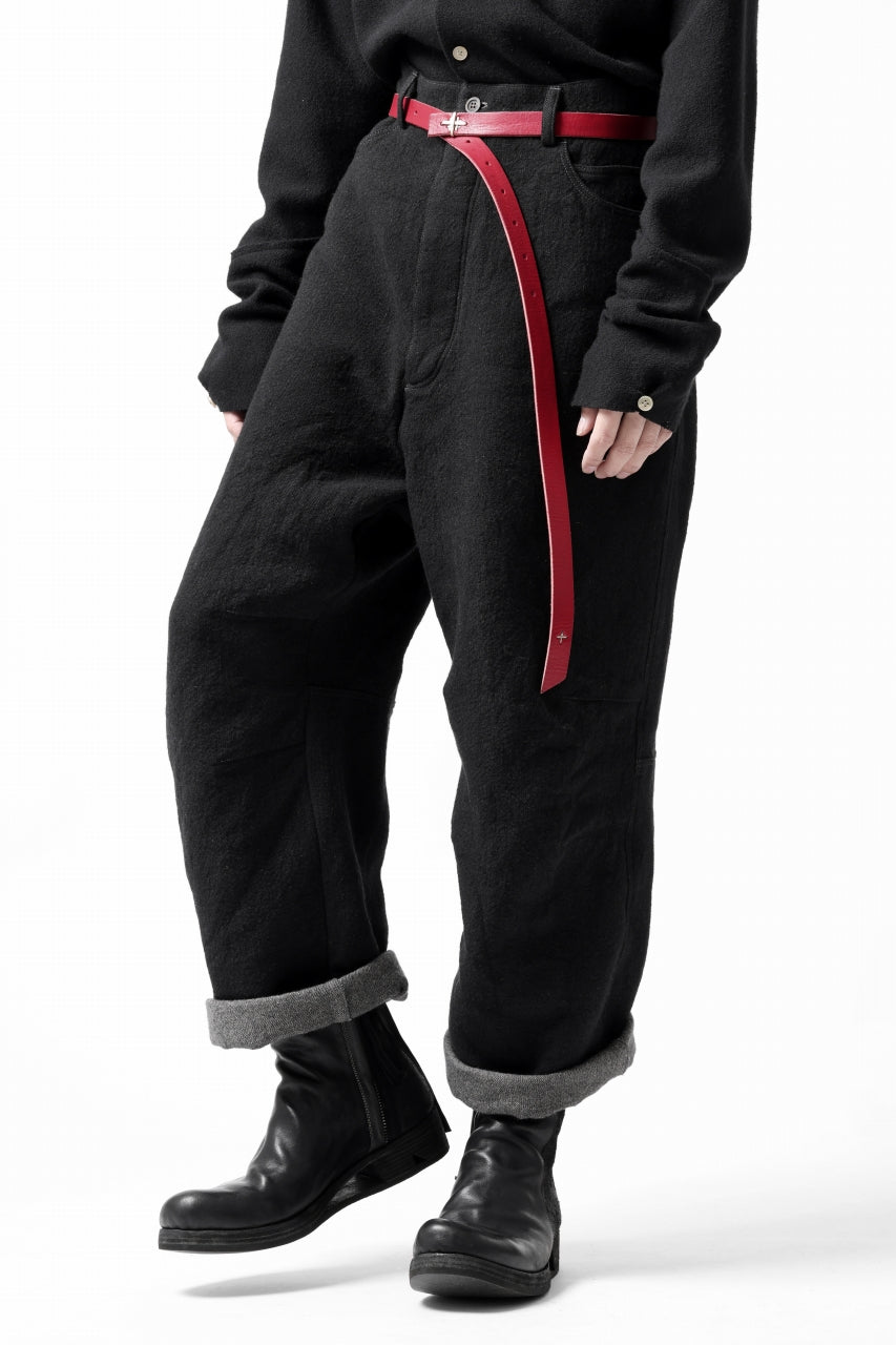 画像をギャラリービューアに読み込む, forme d'expression Baggy 5 Pocket Pants (Black)