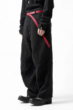 画像をギャラリービューアに読み込む, forme d&#39;expression Baggy 5 Pocket Pants (Black)