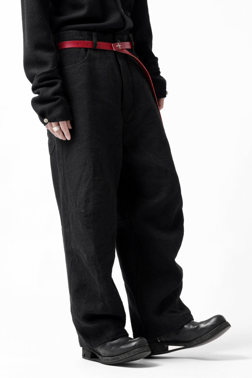 画像をギャラリービューアに読み込む, forme d'expression Baggy 5 Pocket Pants (Black)