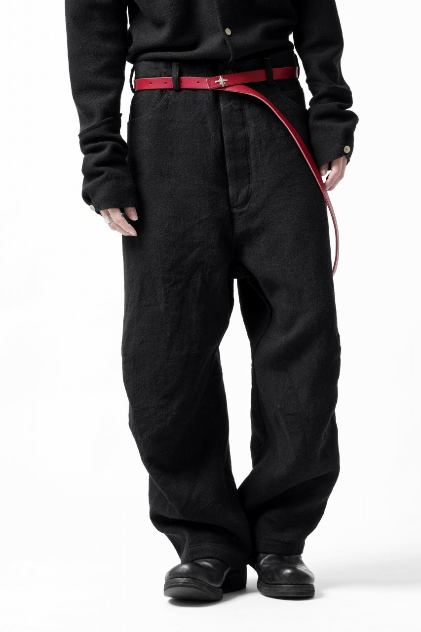 画像をギャラリービューアに読み込む, forme d'expression Baggy 5 Pocket Pants (Black)