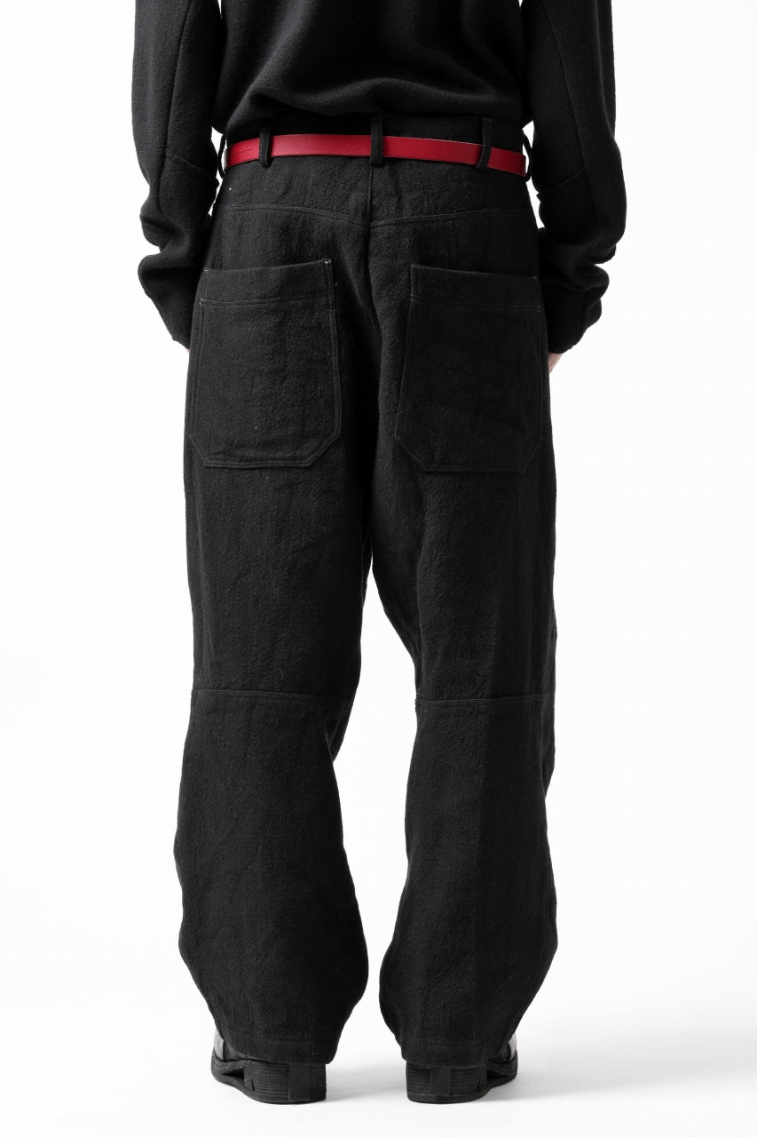 画像をギャラリービューアに読み込む, forme d'expression Baggy 5 Pocket Pants (Black)