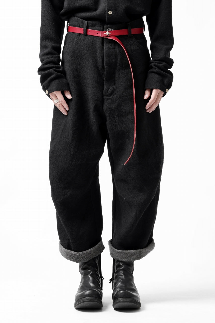画像をギャラリービューアに読み込む, forme d'expression Baggy 5 Pocket Pants (Black)