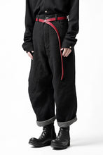 画像をギャラリービューアに読み込む, forme d'expression Baggy 5 Pocket Pants (Black)