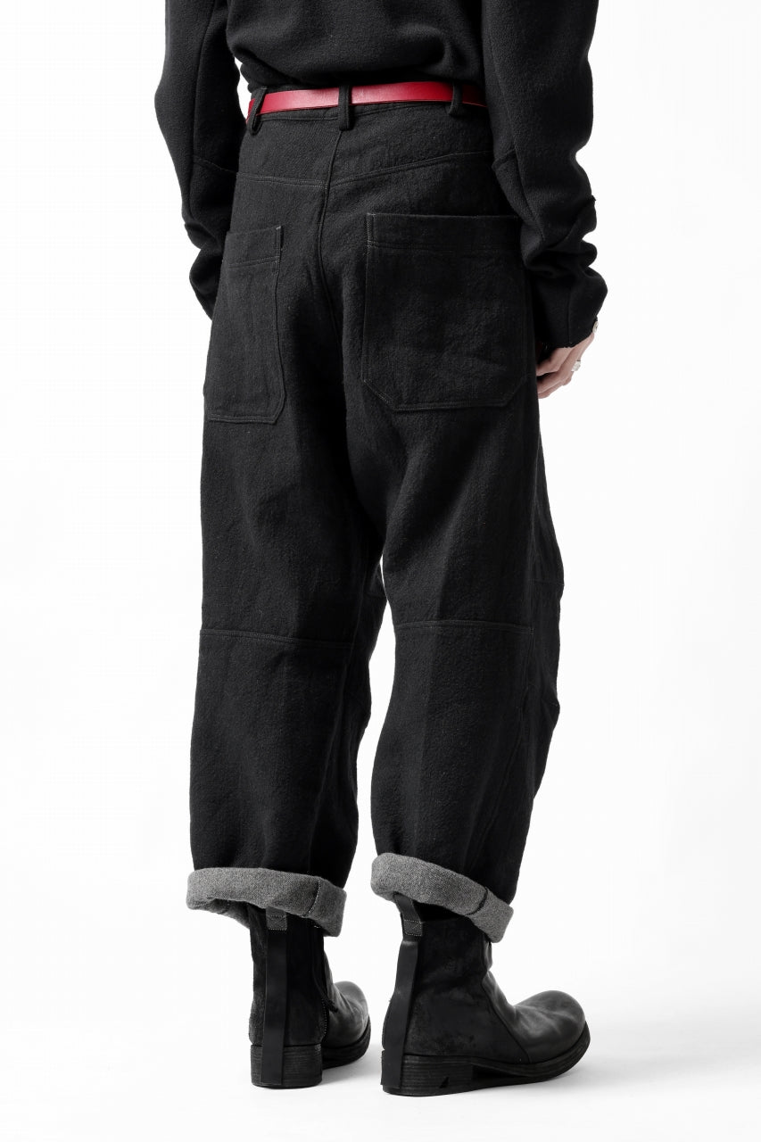 画像をギャラリービューアに読み込む, forme d'expression Baggy 5 Pocket Pants (Black)
