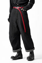 画像をギャラリービューアに読み込む, forme d'expression Baggy 5 Pocket Pants (Black)