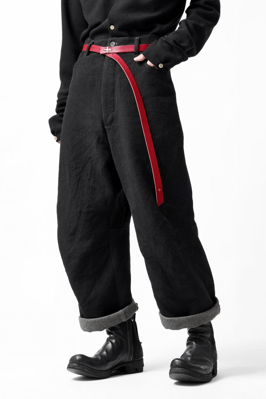 画像をギャラリービューアに読み込む, forme d'expression Baggy 5 Pocket Pants (Black)