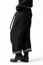 画像をギャラリービューアに読み込む, forme d'expression Baggy 5 Pocket Pants (Black)