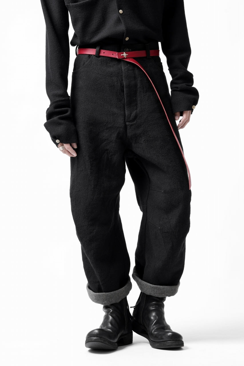画像をギャラリービューアに読み込む, forme d'expression Baggy 5 Pocket Pants (Black)