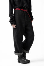 画像をギャラリービューアに読み込む, forme d'expression Baggy 5 Pocket Pants (Black)