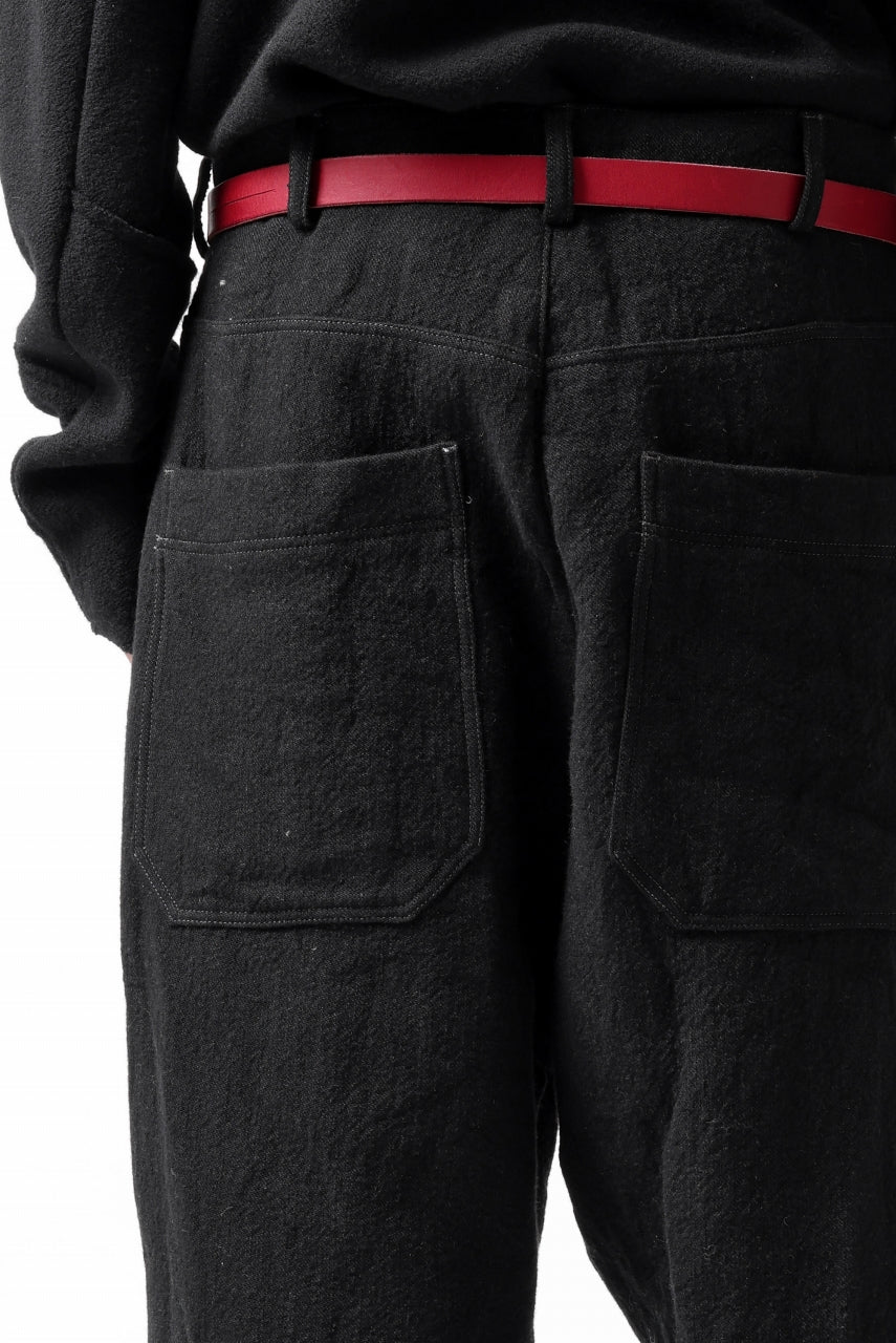 画像をギャラリービューアに読み込む, forme d&#39;expression Baggy 5 Pocket Pants (Black)