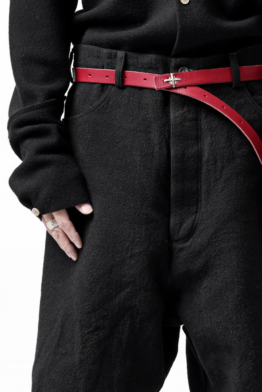 画像をギャラリービューアに読み込む, forme d'expression Baggy 5 Pocket Pants (Black)