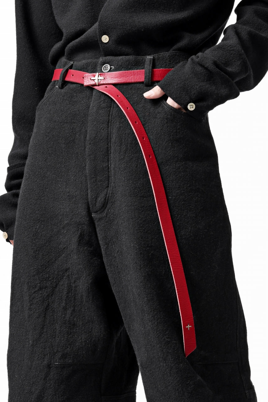画像をギャラリービューアに読み込む, forme d'expression Baggy 5 Pocket Pants (Black)