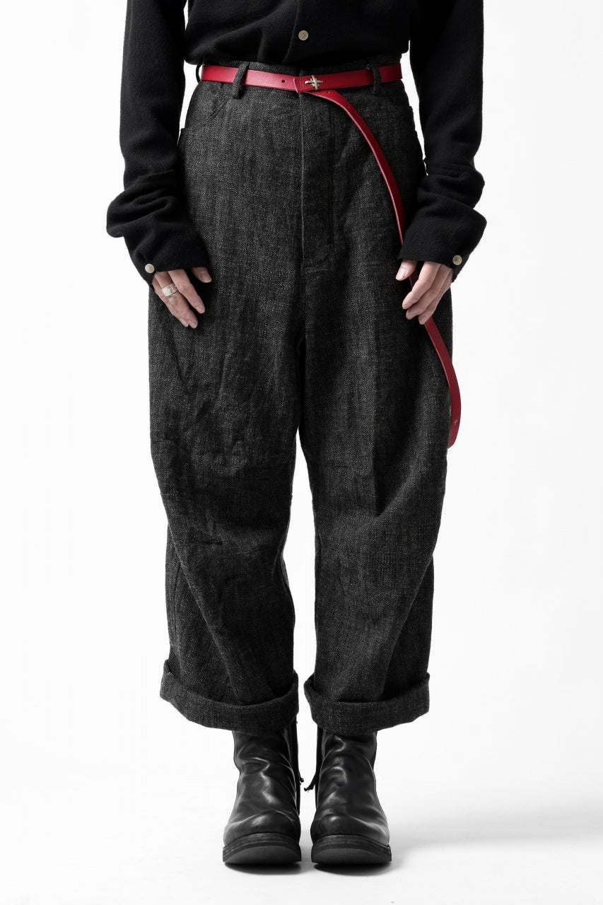 画像をギャラリービューアに読み込む, forme d'expression Baggy 5 Pocket Pants (Carbon)