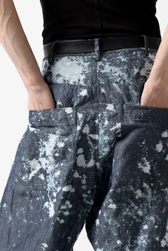 画像をギャラリービューアに読み込む, forme d'expression Baggy 5 Pocket Pants (Indigo Splash)