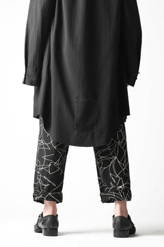 画像をギャラリービューアに読み込む, forme d'expression Narrow Tucked Wide Trousers (Black)