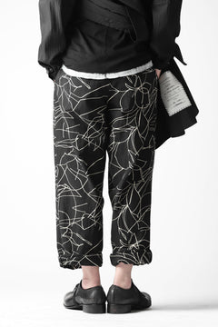 画像をギャラリービューアに読み込む, forme d'expression Narrow Tucked Wide Trousers (Black)