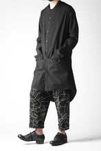 画像をギャラリービューアに読み込む, forme d&#39;expression Narrow Tucked Wide Trousers (Black)