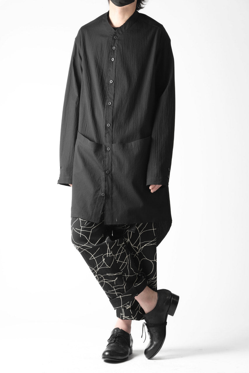 画像をギャラリービューアに読み込む, forme d'expression Narrow Tucked Wide Trousers (Black)